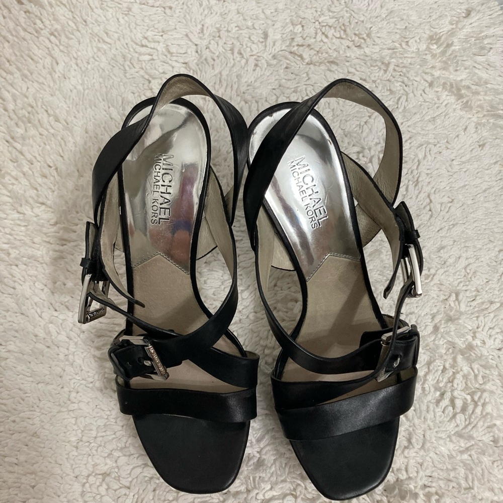 Black platform shoes